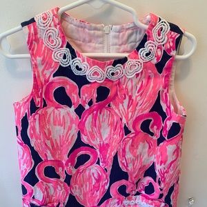 Girls size 5 Lilly Pulitzer Flamingo Shift dress